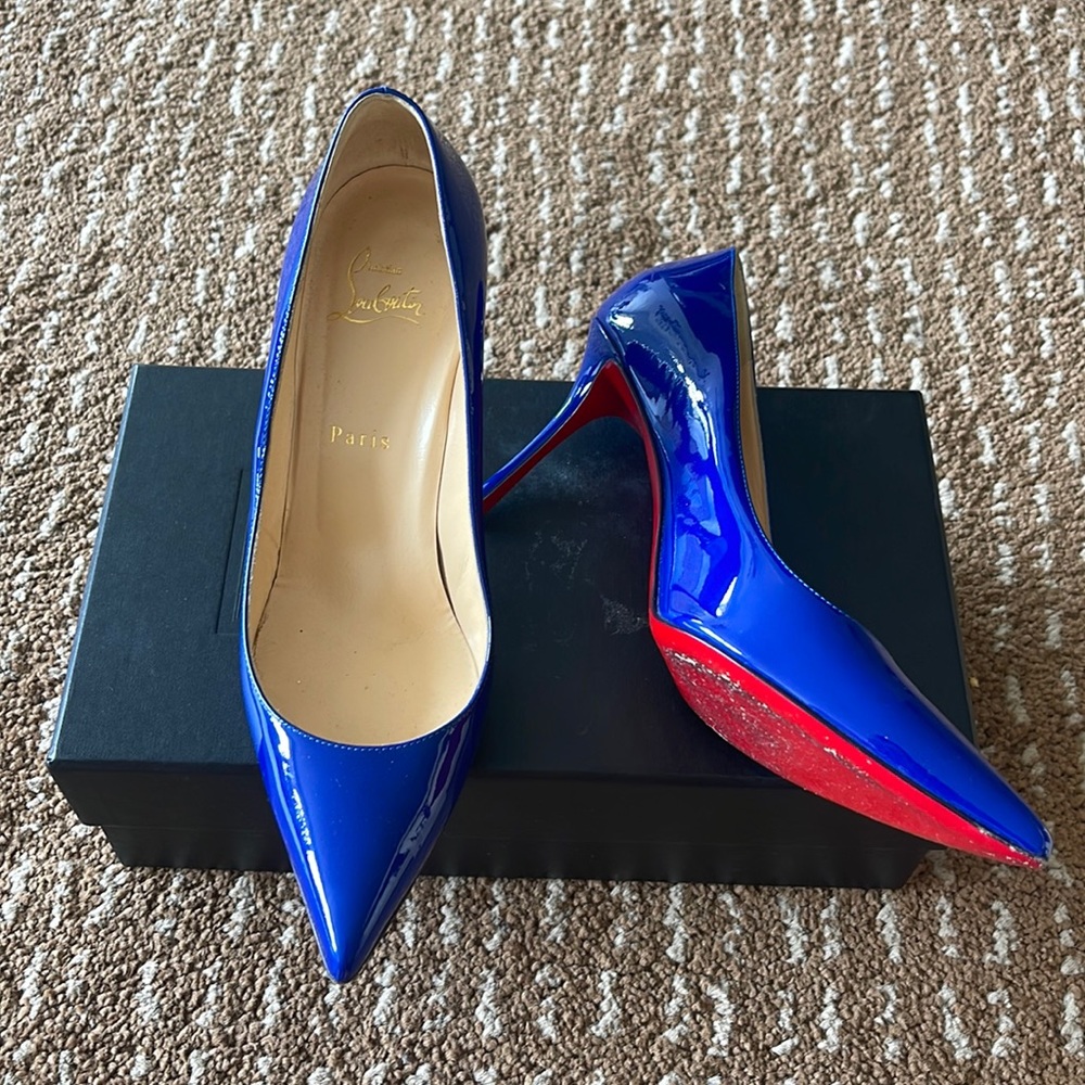 Authentic Women’s Christian Louboutin ‘Decoltish’ 85mm Pumps